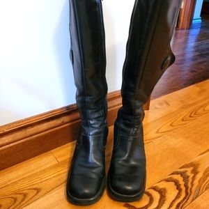 BOCCI Italian Black Leather Boots